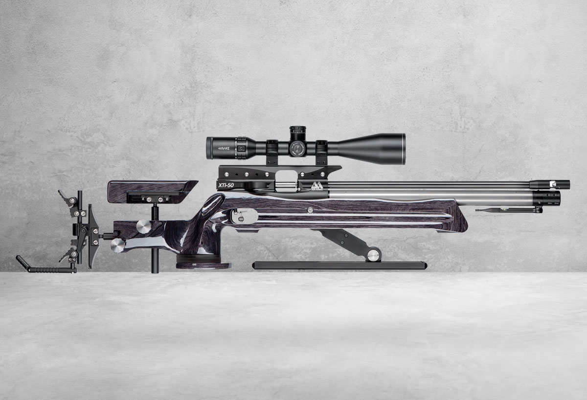 Air Arms XTi50 Field Target, Sort Laminat Gunpit DK